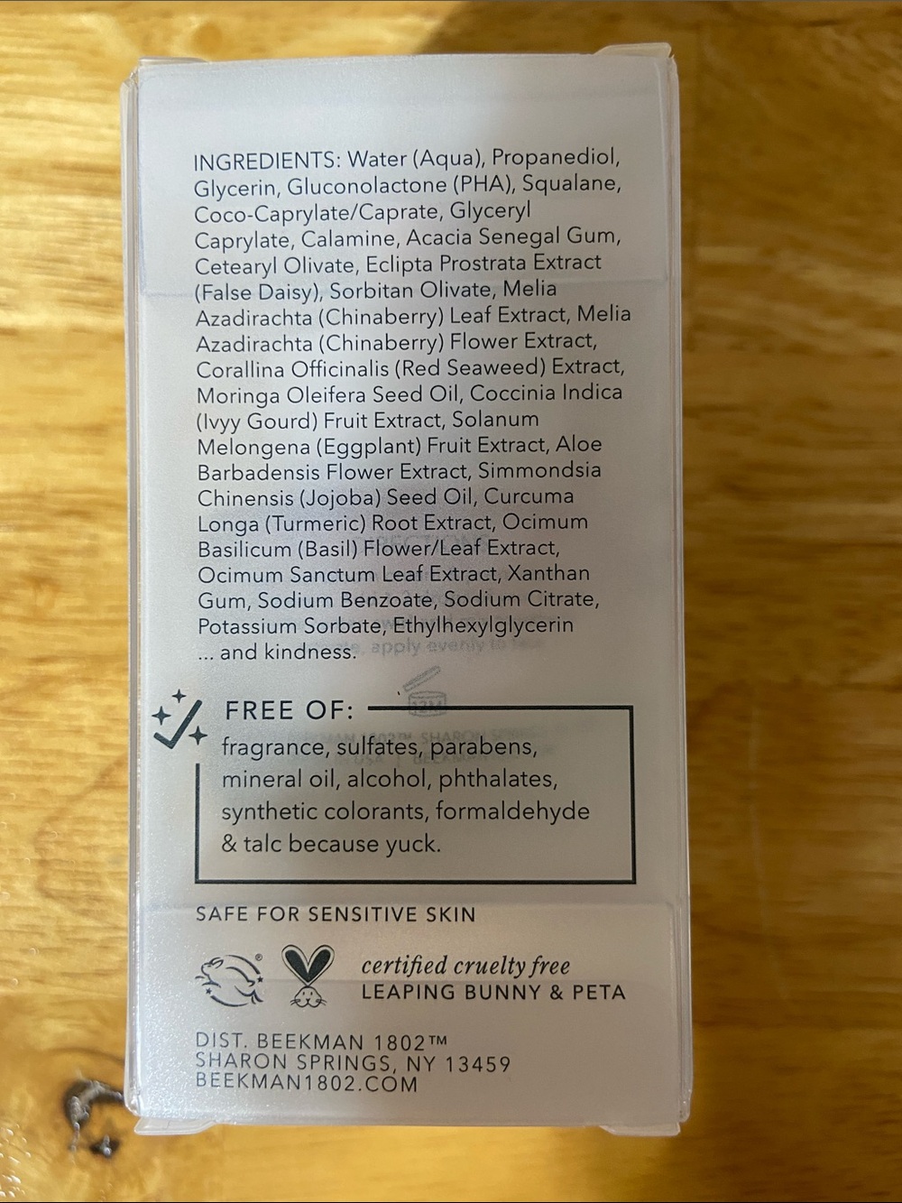 **SALE** NWT Beekman 1802 Pink Blotting Booster PHA & Calamine Serum .05 fl oz - Picture 2 of 4